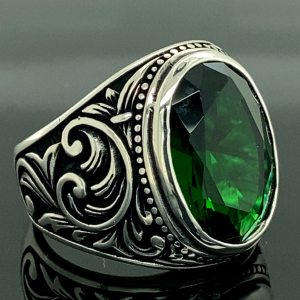 Light Green Crystal Ring