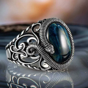 Dark Green Stone Ring